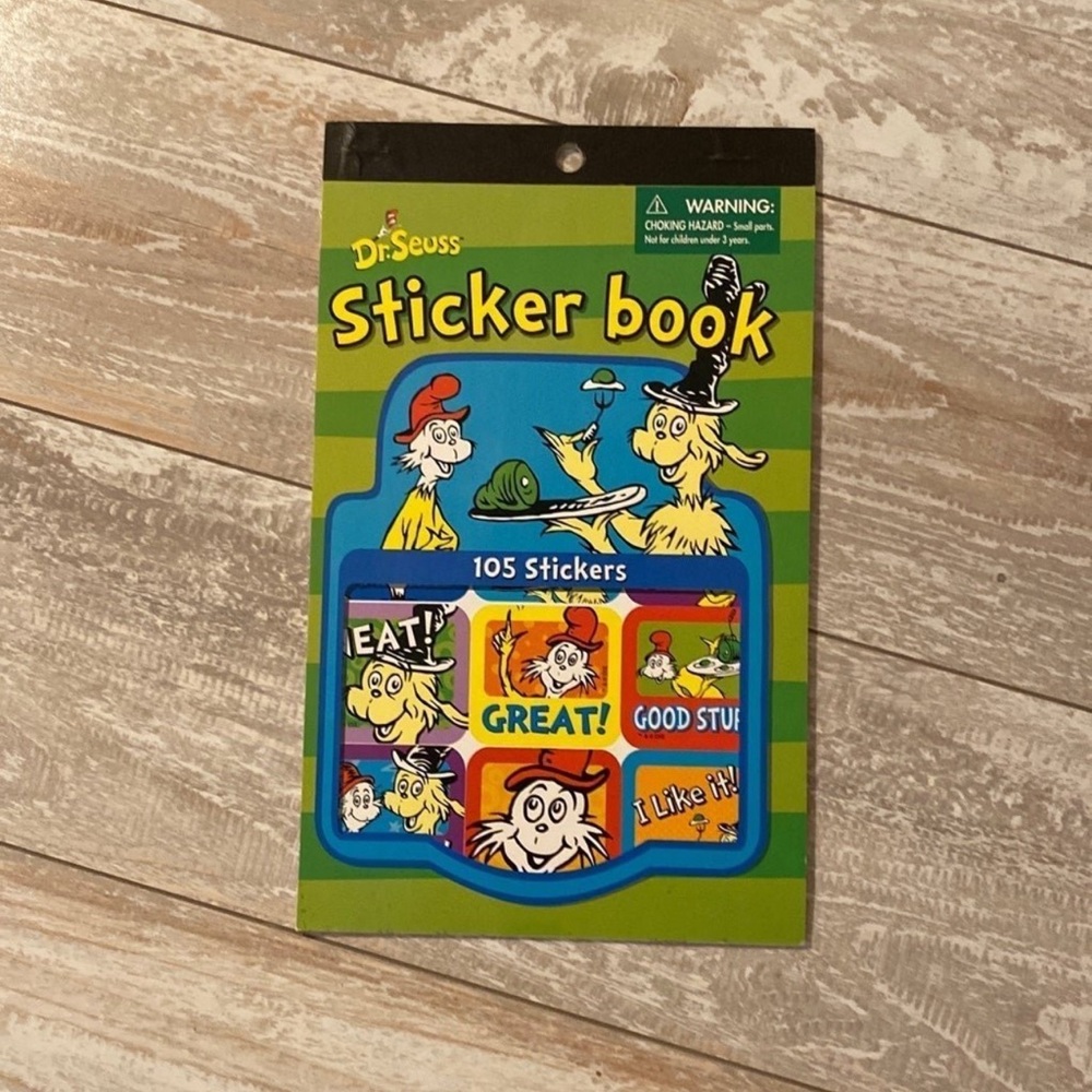 Dr Suess Sticker Book